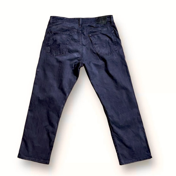 Adriano Goldschmied Reworked Pants Mens Washed Black The Graduate Leg Size 34/28 - Picture 2 of 8